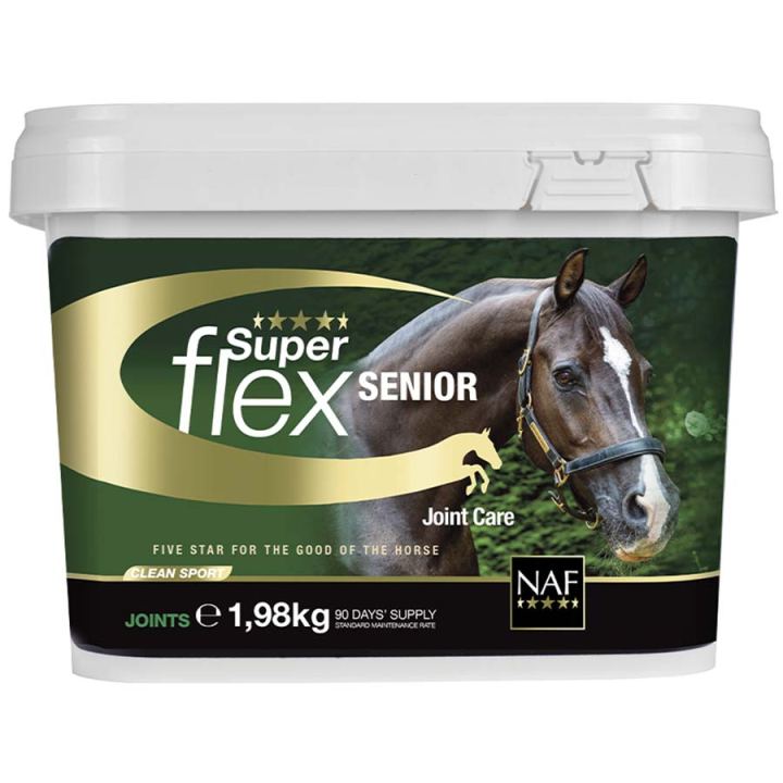 Superflex Senior 1,98kg w grupie Suplementy / Suplementy dla koni / Stawy przy Equinest (NAF1296198-198kg)