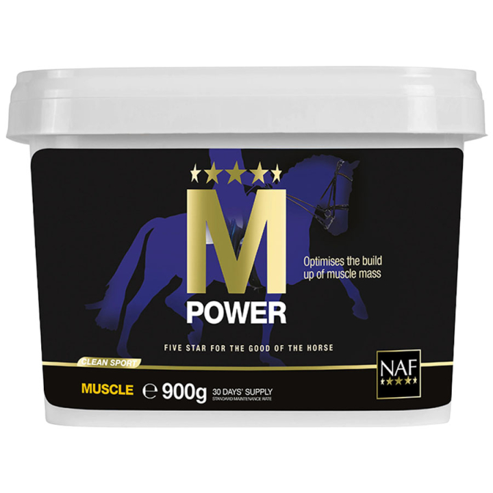 M Power 900g w grupie Suplementy / Suplementy dla koni / Mięśnie przy Equinest (NAF18809-900)