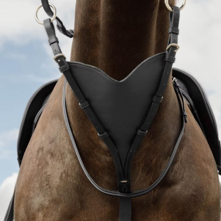 Wytok Soft Bib New English Collection Czarny w grupie Sprzęt dla konia / Wytoki i napierśniki / Wytoki przy Equinest (NE07KBLCBA_r)