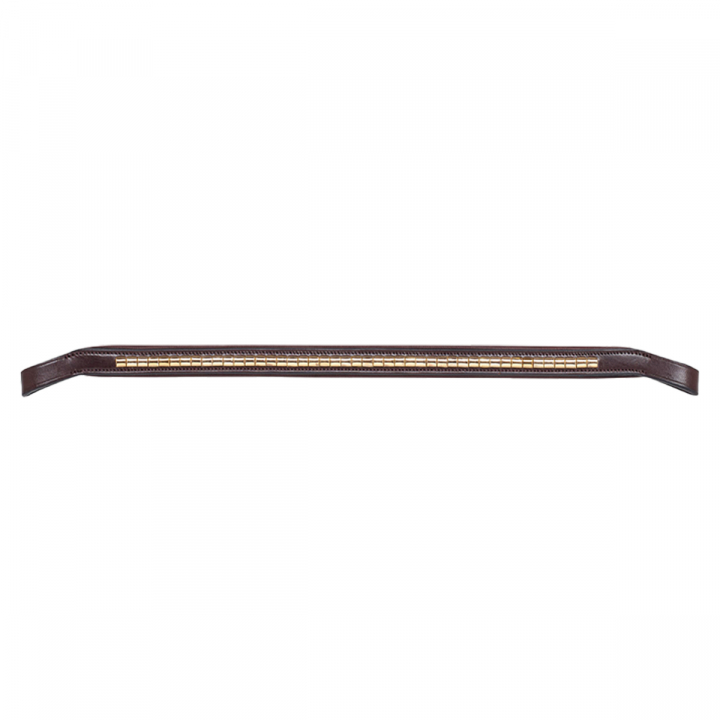 Naczółek Clincher Brązowy/Złoty w grupie Sprzęt dla konia / Ogłowia i naczółki / Naczółki przy Equinest (SC013PBB0423BR)