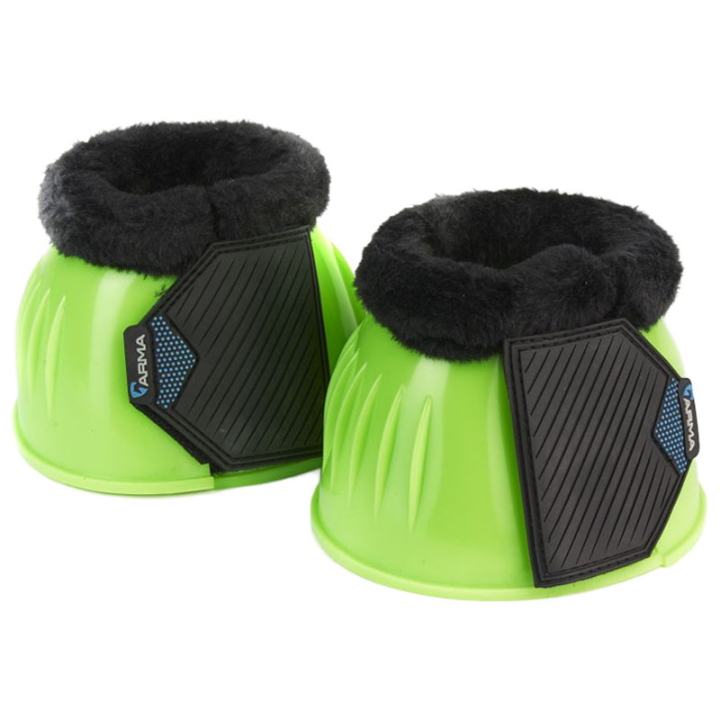 Kaloszki Glossy PVC Fleece Zielone w grupie Sprzęt dla konia / Ochrona nóg / Kaloszki przy Equinest (SH1028429PGN_r)