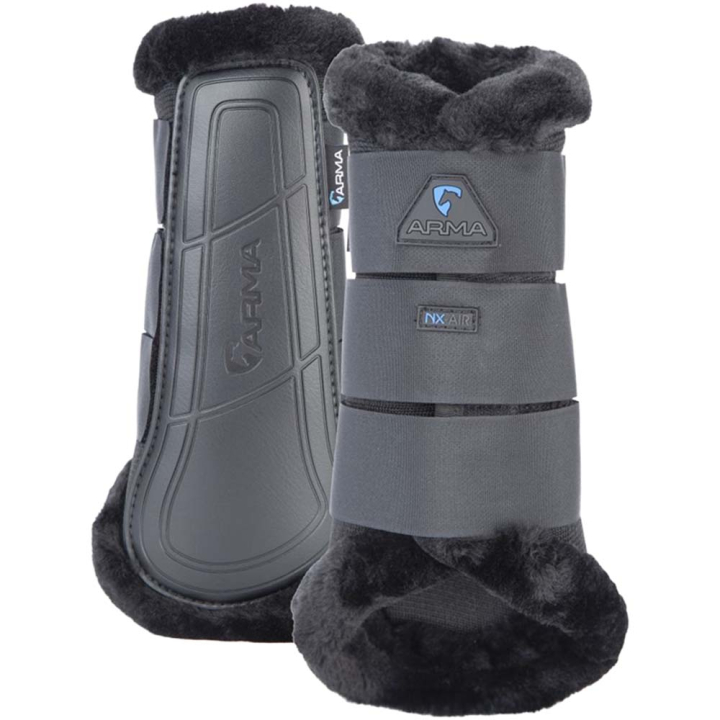 Ochraniacze treningowe Air Motion Supafleece Czarne w grupie Sprzęt dla konia / Ochrona nóg / Ochraniacze ujeżdżeniowe i treningowe przy Equinest (SH104700BA_r)