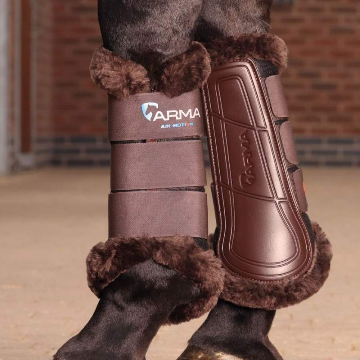 Ochraniacze treningowe Air Motion Supafleece Brązowe w grupie Sprzęt dla konia / Ochrona nóg / Ochraniacze ujeżdżeniowe i treningowe przy Equinest (SH104700BR_r)