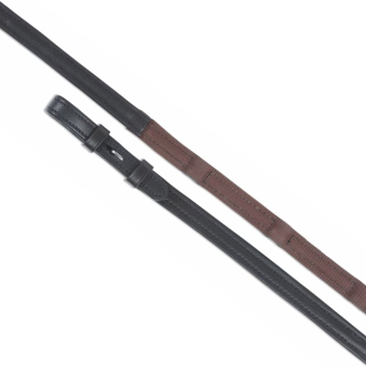 Wodze gumowe/skórzane Gara Dressage Brązowe w grupie Sprzęt dla konia / Wodze / Wodze gumowe przy Equinest (SH506103BR_r)