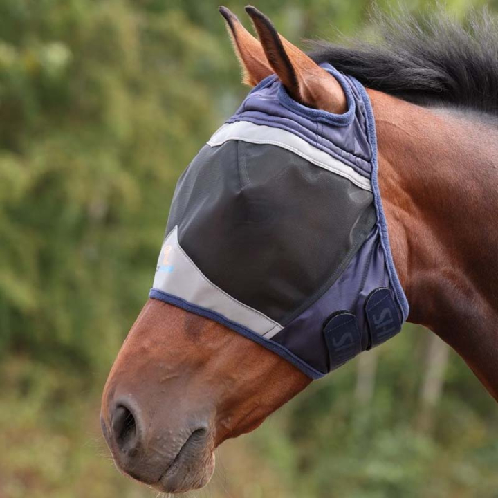 Maska przeciw owadom Fine Mesh without Ears Granatowa w grupie Ochrona przed owadami / Maski i moskitiery przy Equinest (SH666317NA_r)