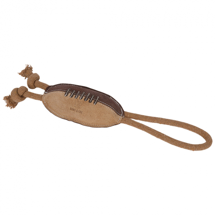 Zabawka dla psa sznur Piłka Rugby Naturalna w grupie Pies / Zabawki dla psów / Zabawki do gryzienia przy Equinest (SH6913NT)