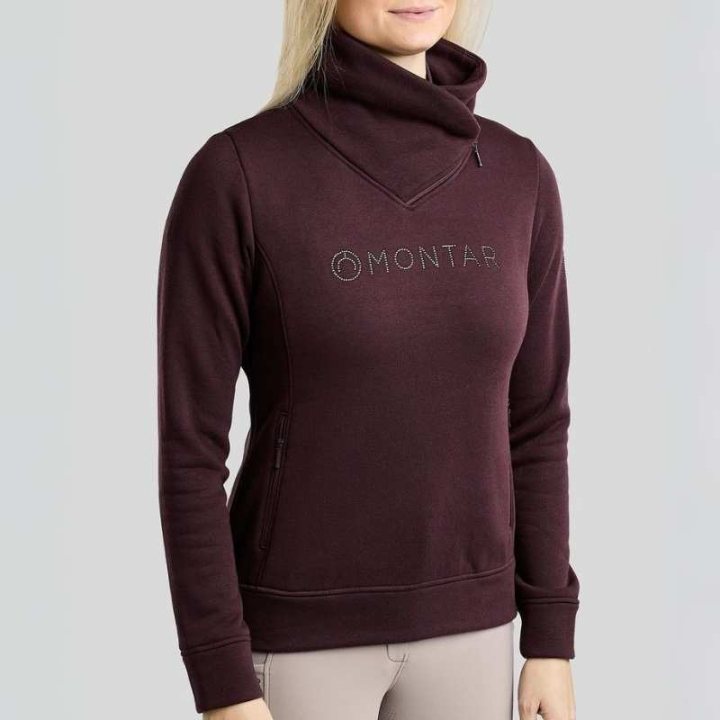 Bluza MoNaja Gun Metal Crystals Fig w grupie Odzież jeździecka / Swetry i Bluzy przy Equinest (SW251136LFIG_r)