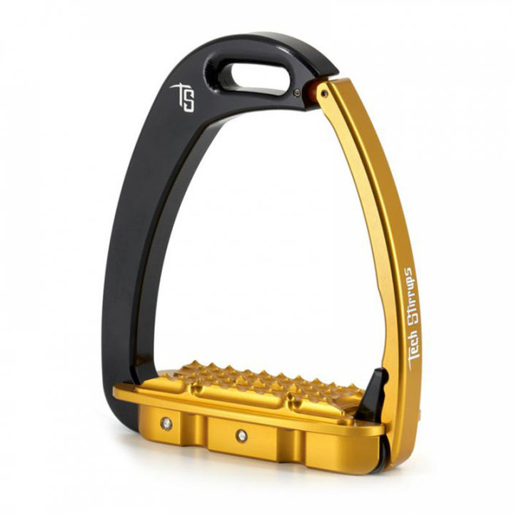 Strzemiona Venice Young EVO Czarne/Złote w grupie Sprzęt dla konia / Strzemiona przy Equinest (TSVYESVGU)