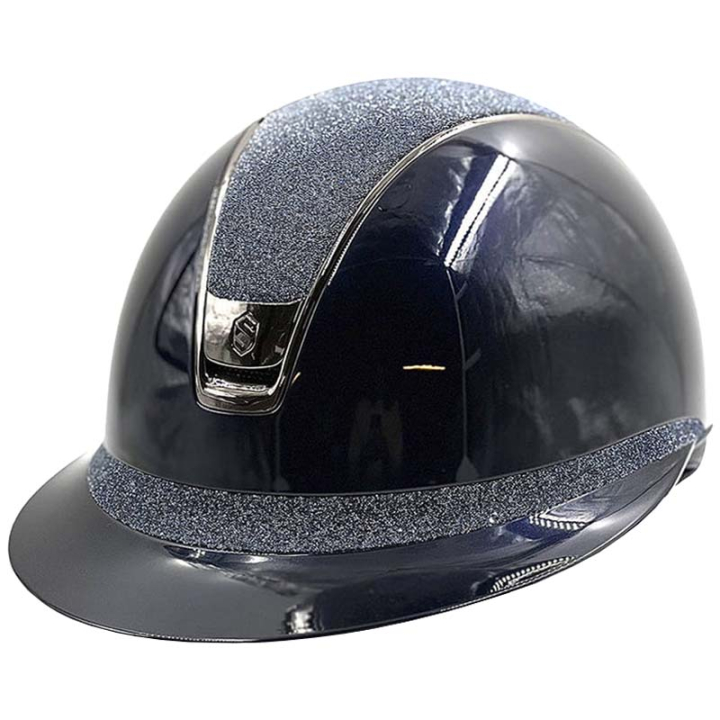 Kask Miss Shield 2.0 Glossy Crystal Fabric Granatowy w grupie Sprzęt dla jeźdźca / Kaski / Daszki przeciwsłoneczne przy Equinest (V243114NAVYNAVNA_r)