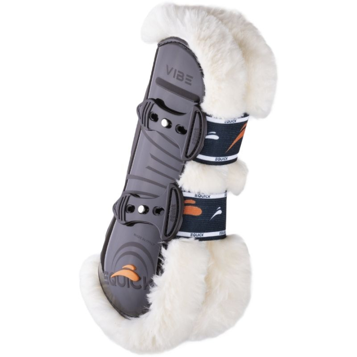 Ochraniacze skokowe przód Vibe Fluffy Brązowe w grupie Sprzęt dla konia / Ochrona nóg / Ochraniacze skokowe przód przy Equinest (VIBFLMASBR_r)