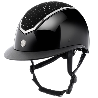Kask Kylo Gloss Wide Peak Crystal Czarny/Chrom