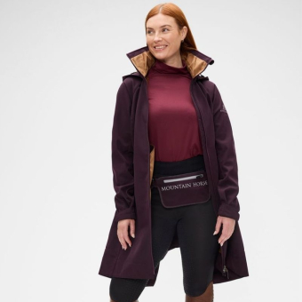 Parka jeździecka Stella Softshell Dark Bordeaux