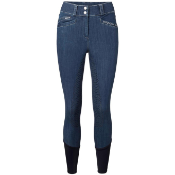 Bryczesy jeździeckie Dream Denim Full Seat Niebieski