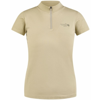 Koszulka Knit Athleisure Beżowa