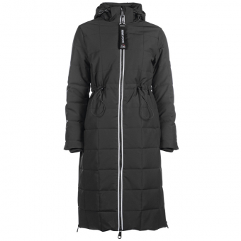 Kurtka jeździecka Honey z lekko panelami i Power Bankiem Czarna