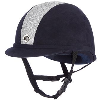Kask jeździeckie YR8 Sparkling Navy/Silver