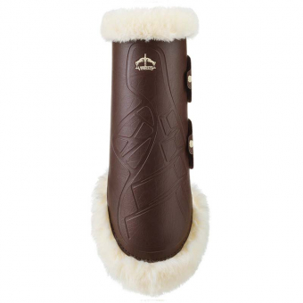 Wysokie Ochraniacze ujeżdżeniowe Tylne STS TRS Brązowe