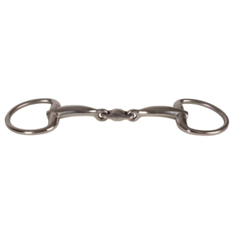 Wędzidło oliwkowe podwójnie łamane Stainless Steel 14mm