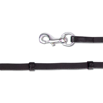 Wodze islandzkie Snap Hook Czarne/Srebrne