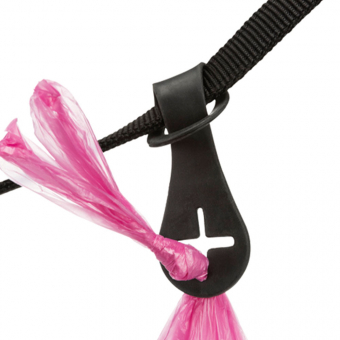 Pokrowiec na woreczki na smycz czarny