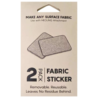 Łatka mocująca do Kasku jeździeckiego Fabric Sticker 2-pack Czarny
