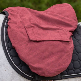 Pokrowiec na siodło Water Repellent Bordowy