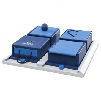 Interaktywna zabawka dla psa 0Zestaw pokerowy 1 Poziom 2 Niebiesko/Biała