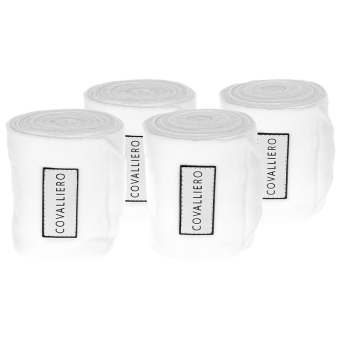 Bandaże Fleece 4-pak Białe