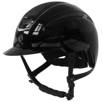 Kask jeździecki Elite Glossy Czarny