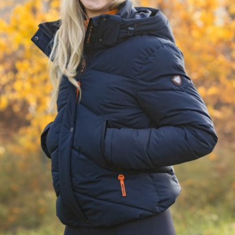 Kurtka jeździecka Winter Granatowa