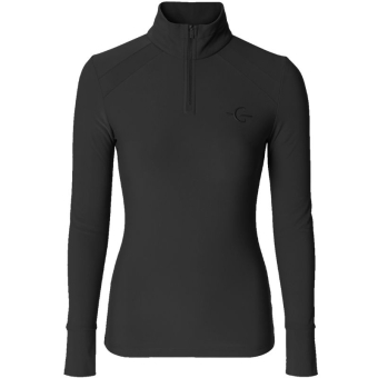 Bluzka jeździecka Active Long Sleeve Czarna