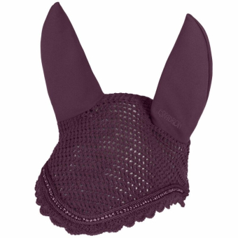 Nauszniki Crystal Bordowe