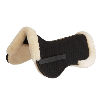 Pad pod siodło Faux Fur Czarny
