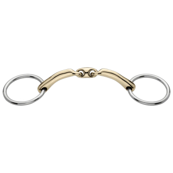 Podwójnie łamane Wędzidło Novocontact Sensogan Ø55mm