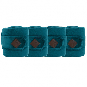 Bandaże Polar Fleece Velvet Szmaragdowo Zielone