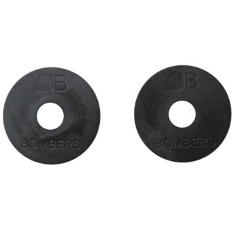 Gumki do wędzidła Racing Czarne