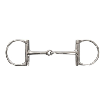 Wędzidło D-Ring pojedynczo łamane Stainless Steel