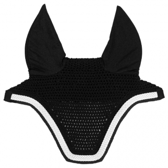 Nauszniki dla konia Wellington Z Plecionym Sznurkiem Czarny