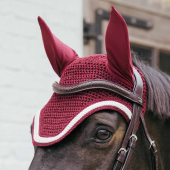 Nauszniki Wellington Plaited Cord Bordowe