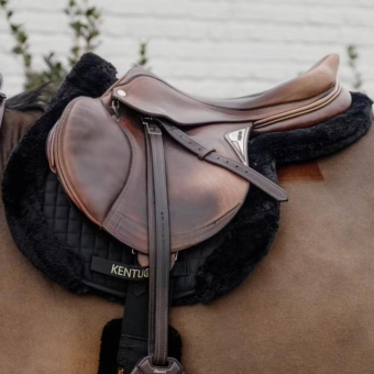 Czaprak islandzki Hunter Vegan Sheepskin Czarny
