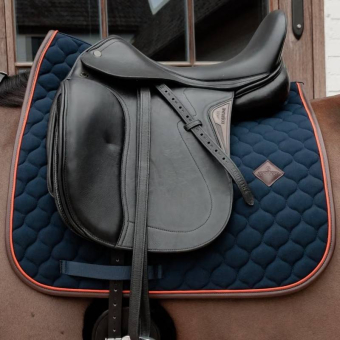 Czaprak ujeżdżeniowy Onion Quilt Leather Granatowy