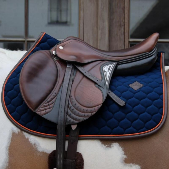 Czaprak Onion Quilt Leather Granatowy