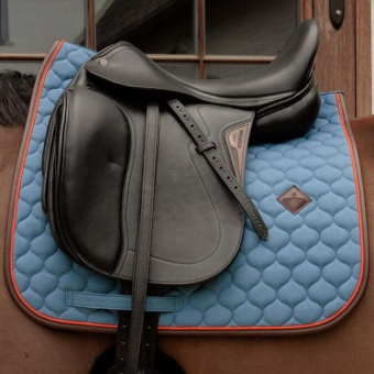 Czaprak ujeżdżeniowy Onion Quilt Leather Niebieski