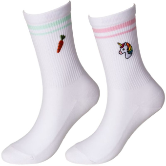 Skarpetki Unicorn 2-pack Białe