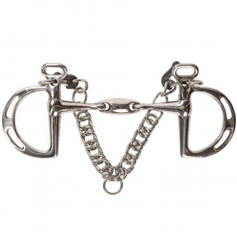 Wędzidło Kimblewick Podwójnie łamane