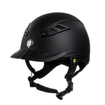 EQ3 Lynx Smooth Top Kask Jeździecki Czarny