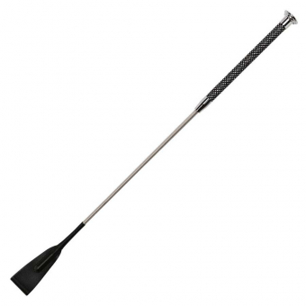 Bat z kamieniami 65cm srebrno-czarny