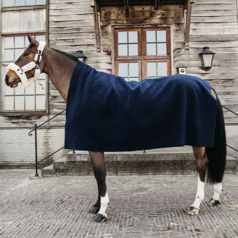 Derka polarowa Heavy Square Granatowa