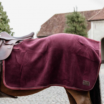 Derka lędźwiowe Ciężka Fleece Bordeaux