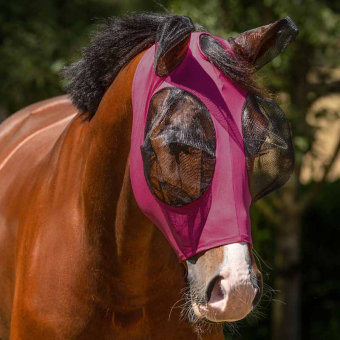 Nauszniki przeciw owadom Super Bug Bordowy